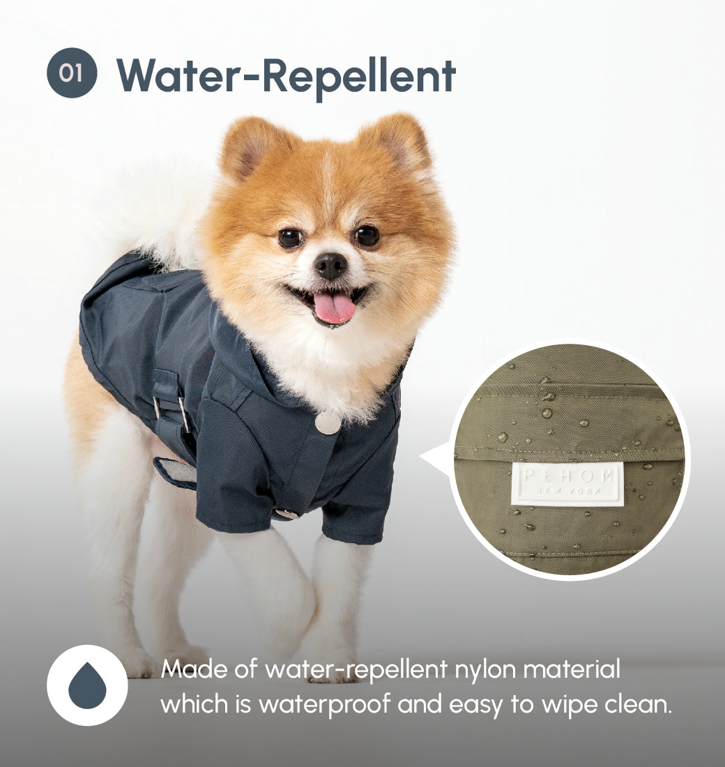 Bowery Raincoat Blue Dog Apparel Premium Pet Supply Premium - gallery image 8