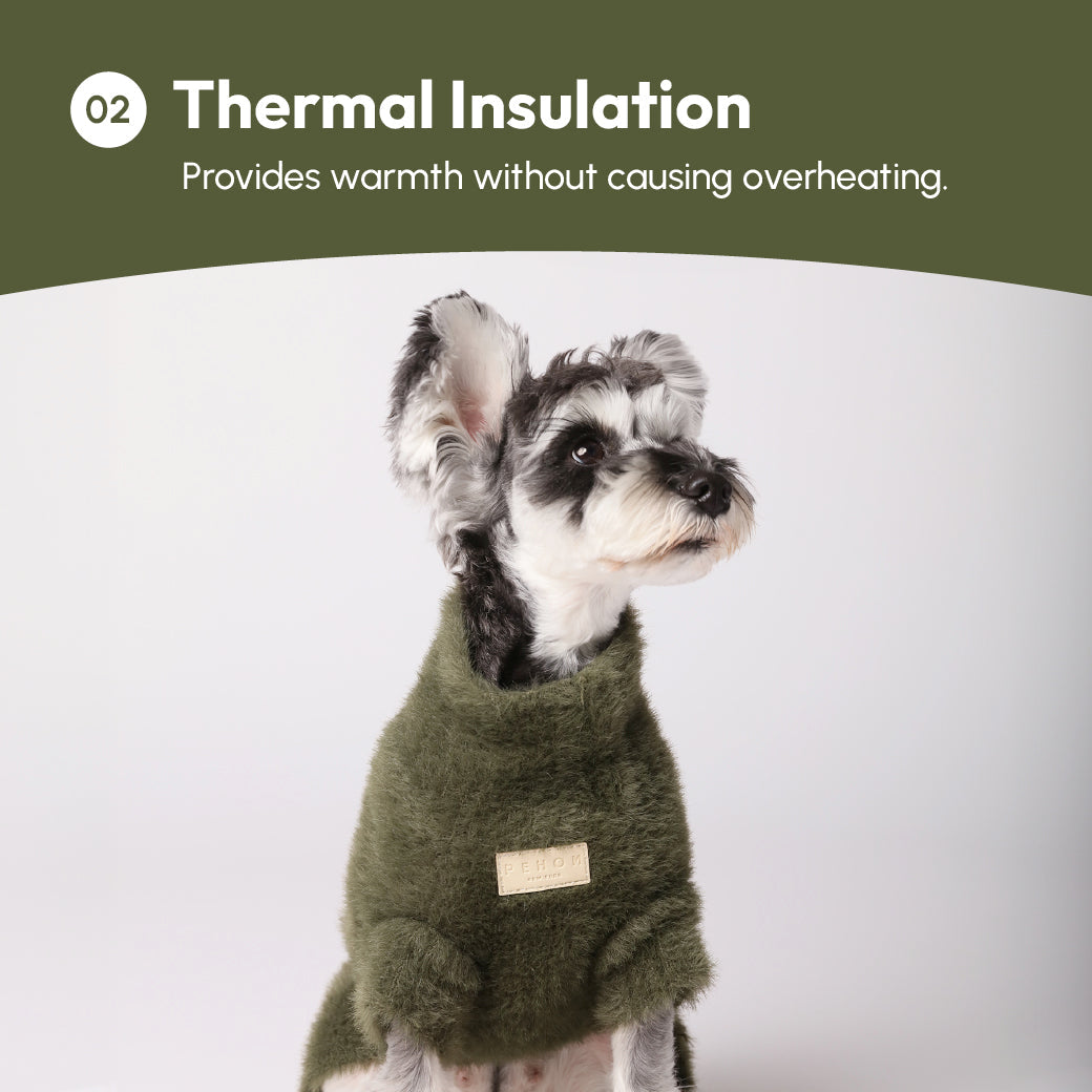 Eskimo Fuzzy Sweater Green Dog Sweaters Premium Pet Supply - gallery image 14