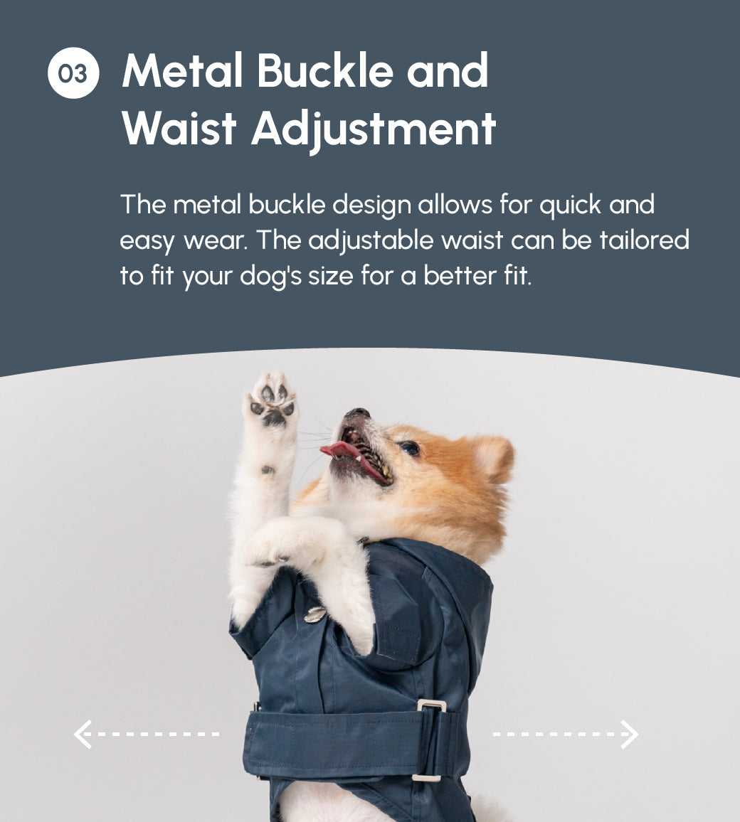 Bowery Raincoat Blue Dog Apparel Premium Pet Supply Premium - gallery image 10