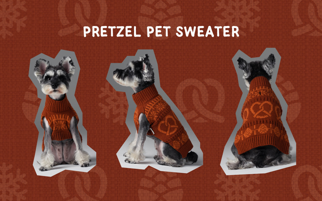 Pretzel Pet Sweater Tofee Orange Dog Sweaters Premium Pet - gallery image 11