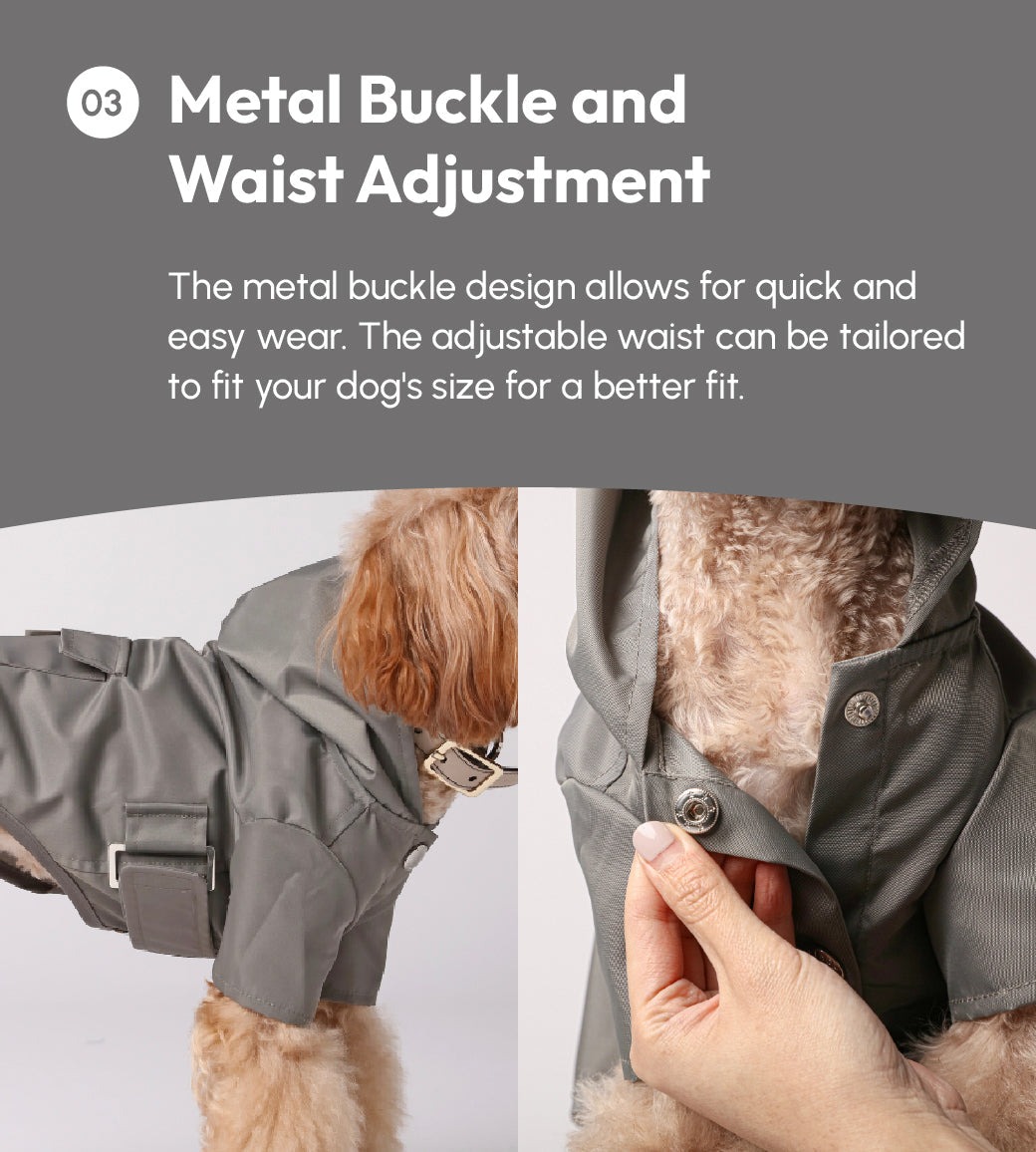 Dog Apparel Active Outdoor Wear Adjustable GRAY Comfort - gallery image 12
