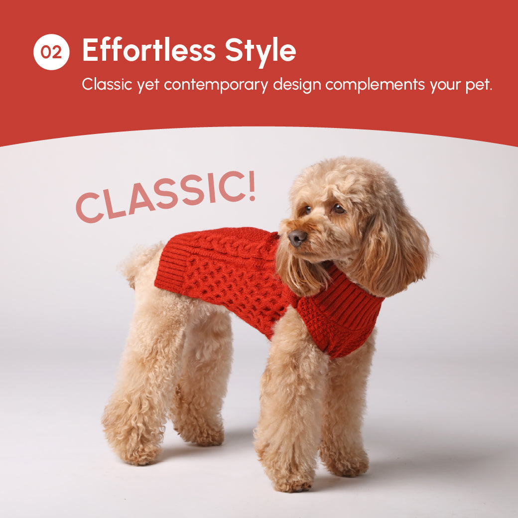 Pet Sweater Vest Red Dog Sweaters Premium Pet Supply Premium - gallery image 11