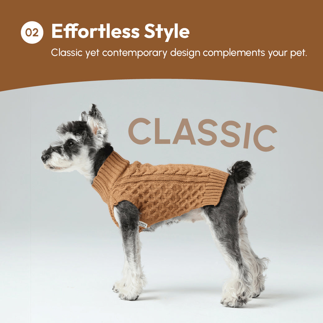 Pet Sweater Vest Toffee Orange Dog Sweaters Premium Pet - gallery image 12