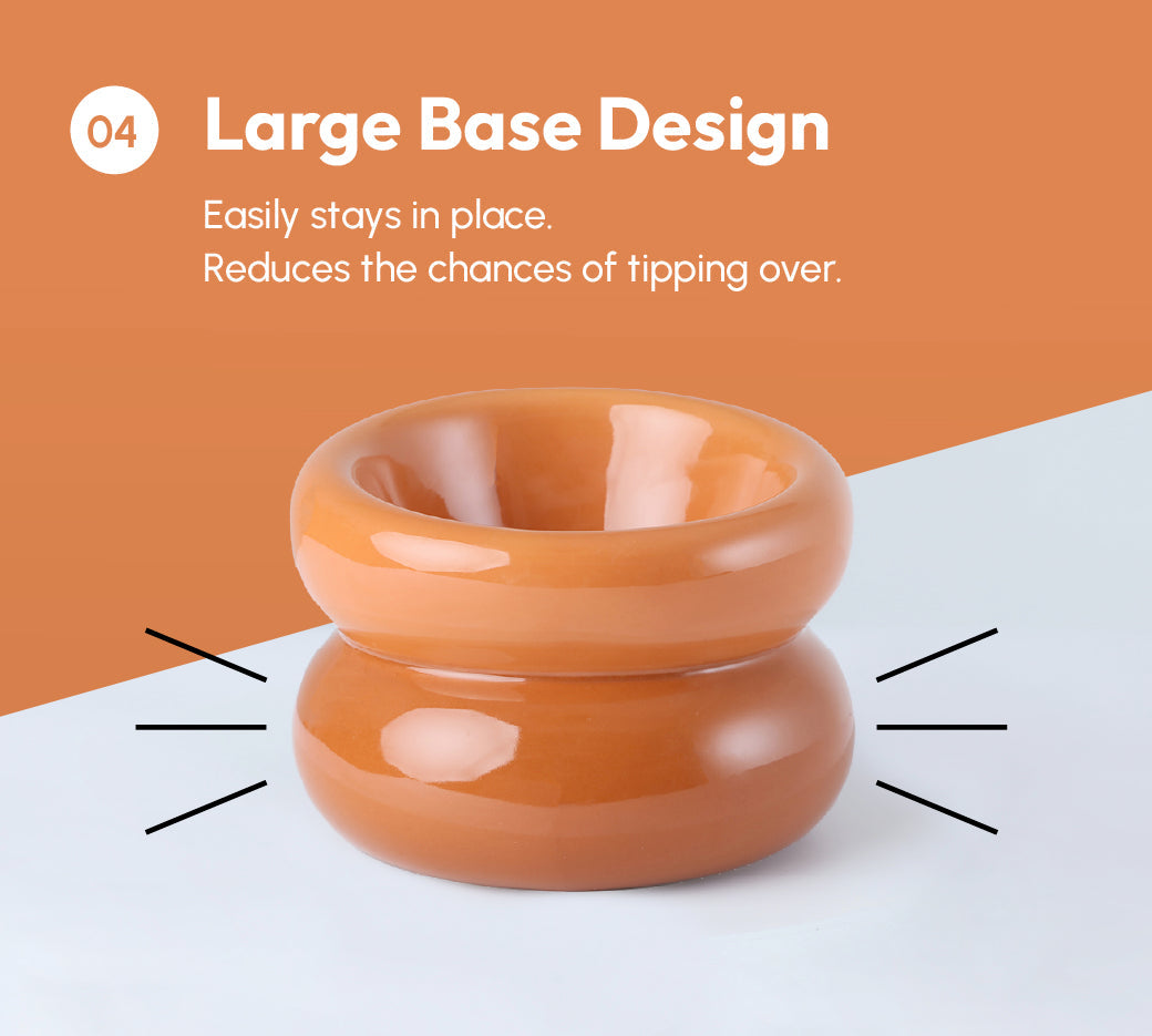 Souffle Pet Bowl Amber Orange Pet Feeding Hydration Supply - gallery image 10
