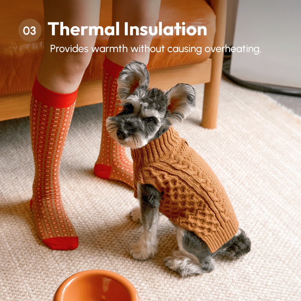Pet Sweater Vest Toffee Orange Dog Sweaters Premium Pet - gallery image 13