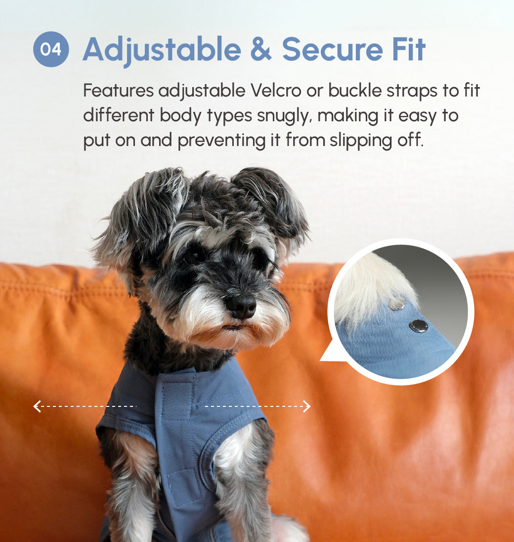 Chill Vest Shirt Mocha Dog Apparel Premium Pet Supply - gallery image 15