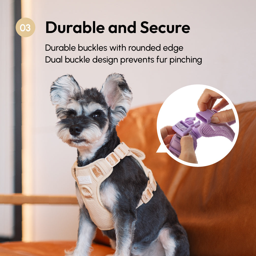 Dog Harness No Pull Active Fit Adjustable APRICOT Walking - gallery image 16