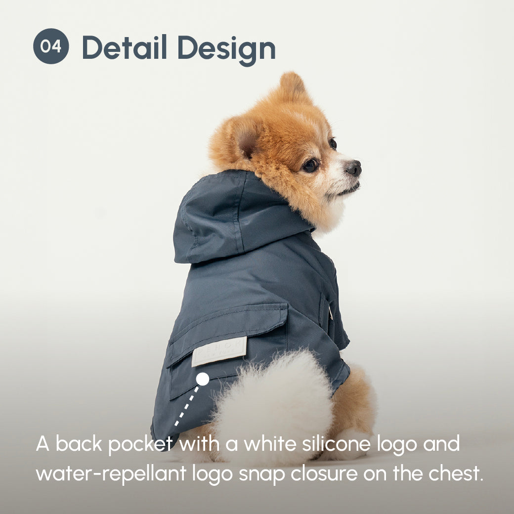 Bowery Raincoat Blue Dog Apparel Premium Pet Supply Premium - gallery image 11