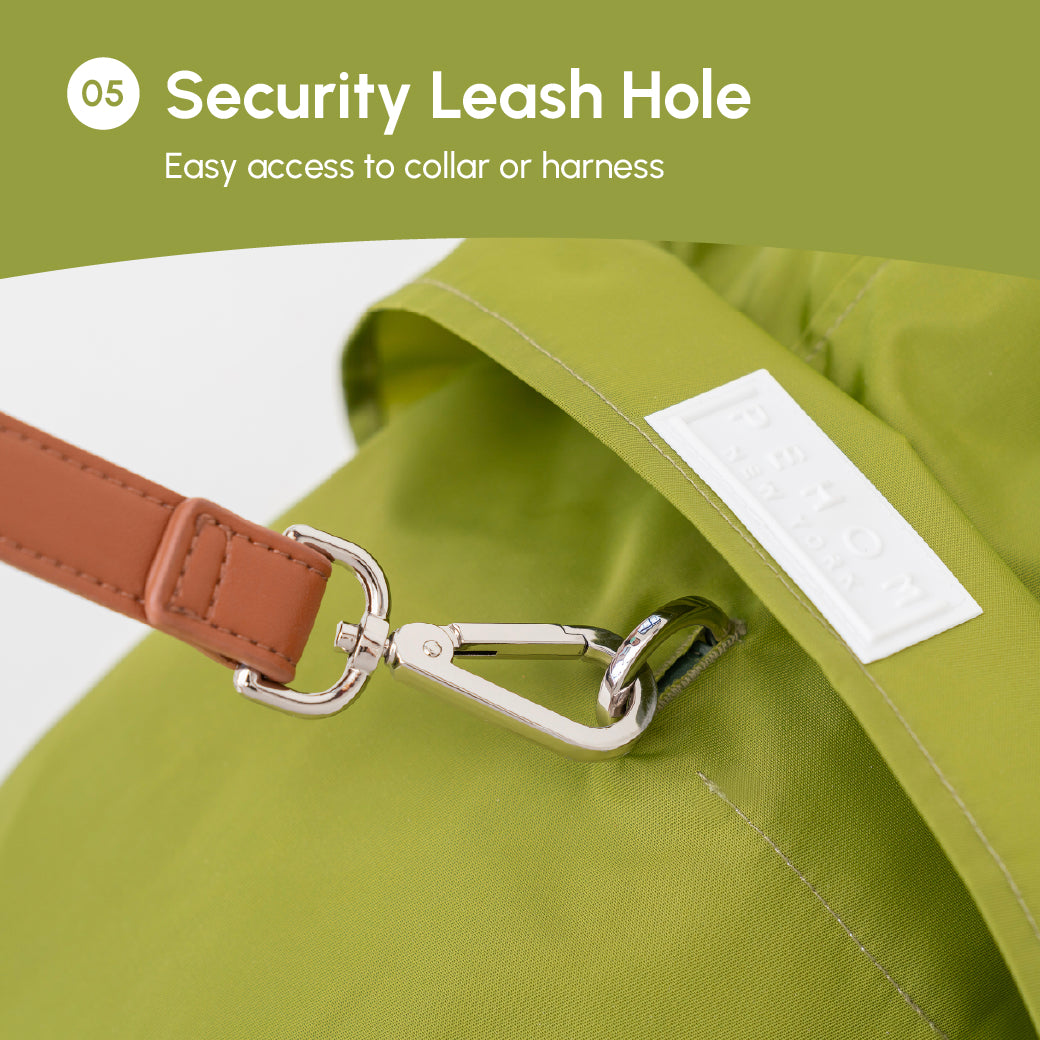 Tribeca Adjustable Velcro Raincoat Olive Dog Apparel Premium - gallery image 12