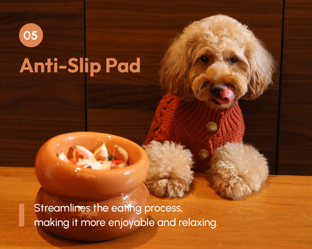 Souffle Pet Bowl Amber Orange Pet Feeding Hydration Supply - gallery image 11
