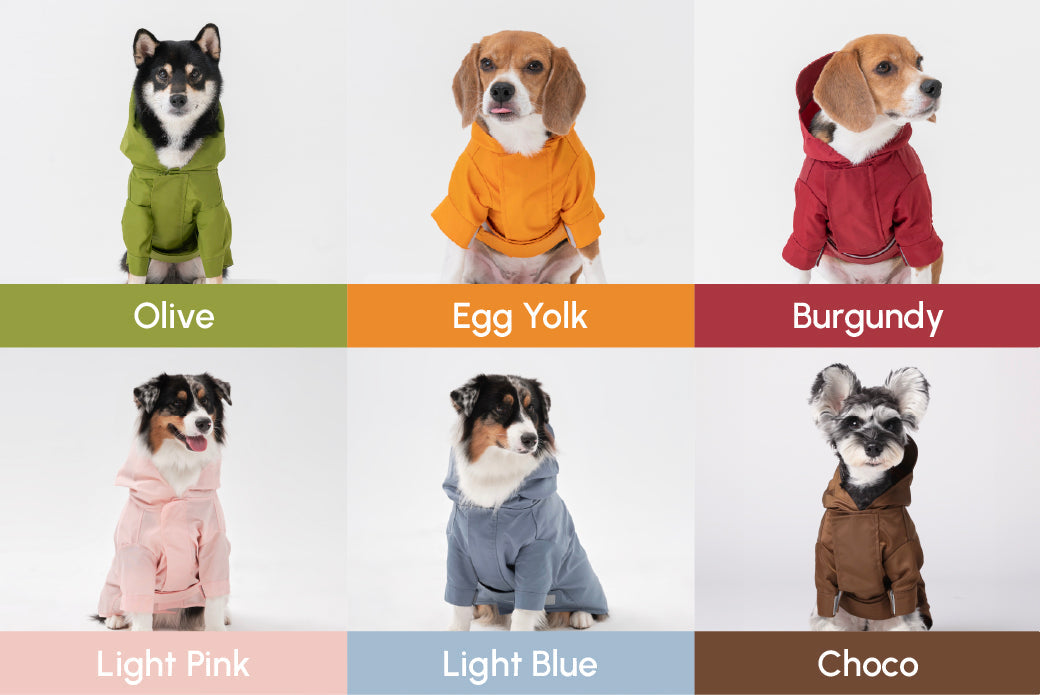 Tribeca Adjustable Velcro Raincoat Egg Yolk Dog Apparel Pet - gallery image 14
