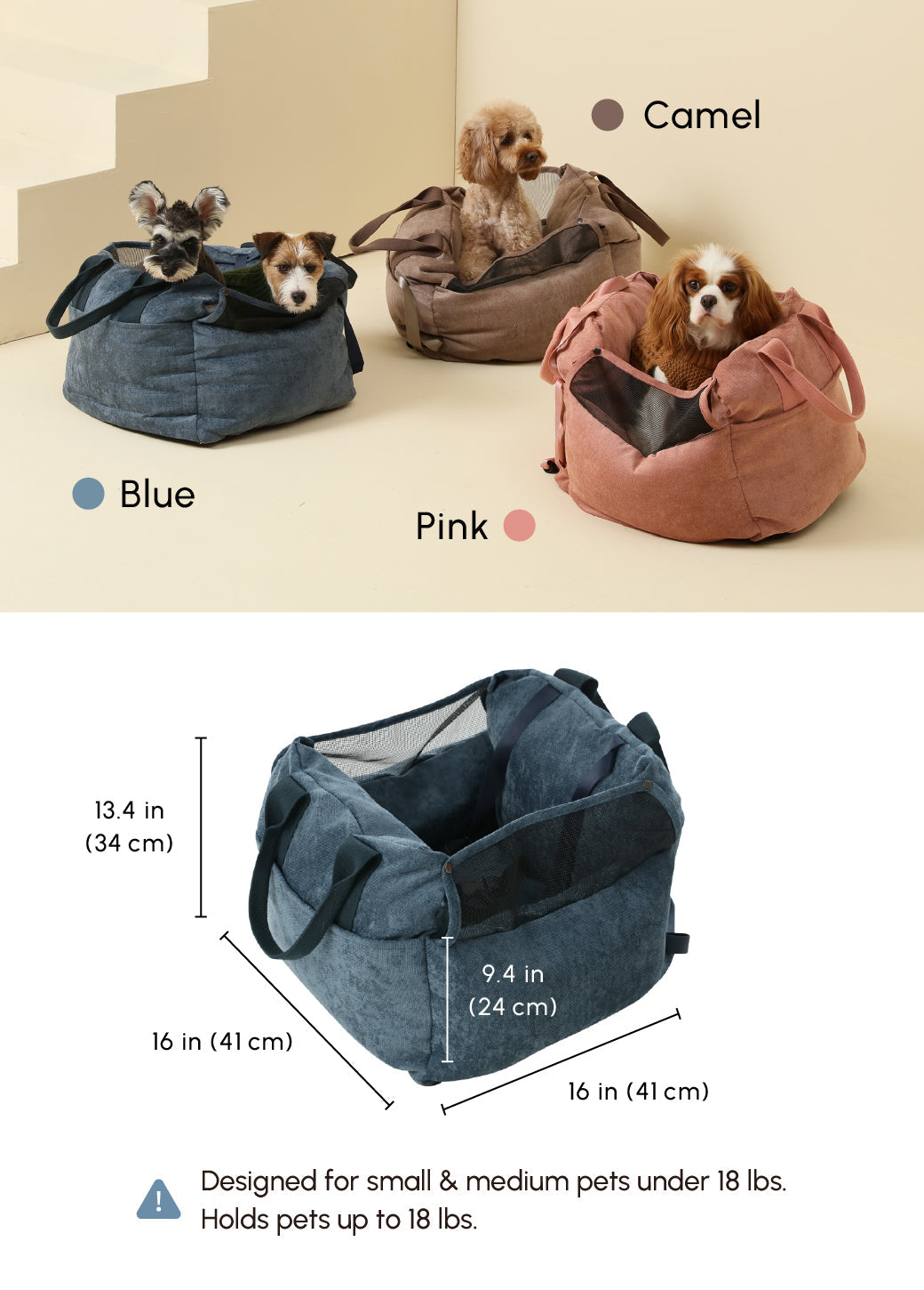 Pet Travel Accessories Adjustable Blue Premium Pet Supply - gallery image 20