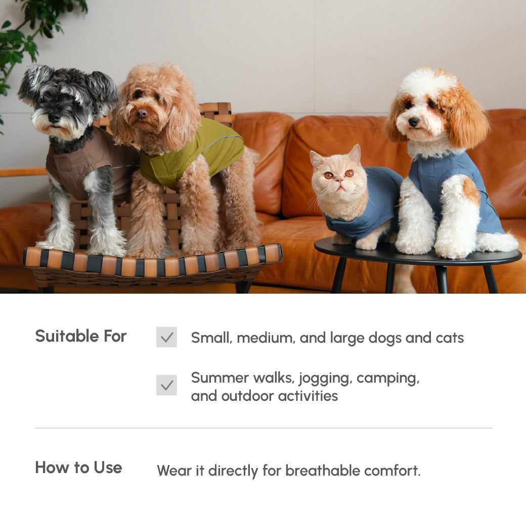 Chill Vest Shirt Mocha Dog Apparel Premium Pet Supply - gallery image 16