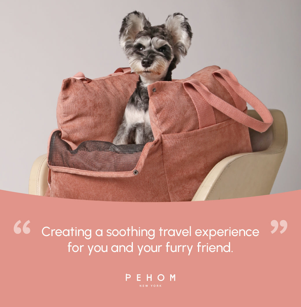 Pet Travel Accessories Adjustable Pink Pet Travel Carrier