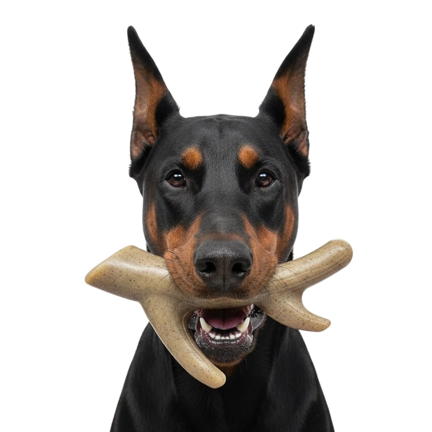 Ever Antler Nylon Chew Bone Elk Antler Shaped Dog Toy For - detail view
