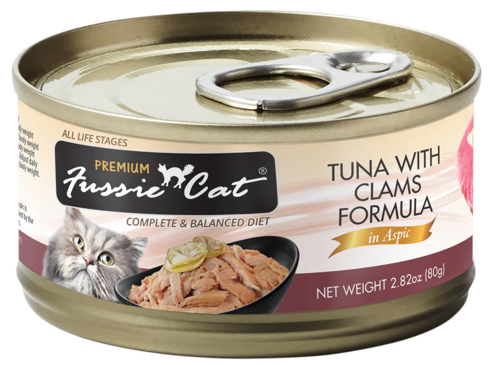 Fussie Cat Premium Tuna With Clams Formula In Aspic 2 82Oz - main product image
