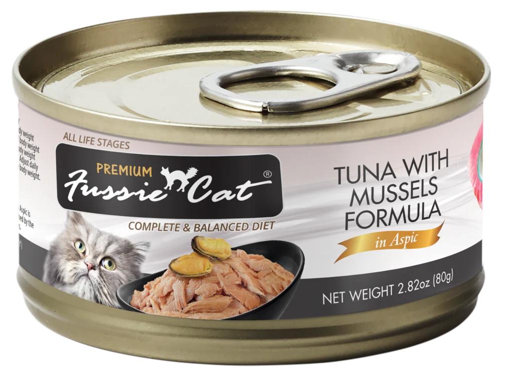Fussie Cat Premium Tuna With Mussels Formula In Aspic 2 82Oz - main product image