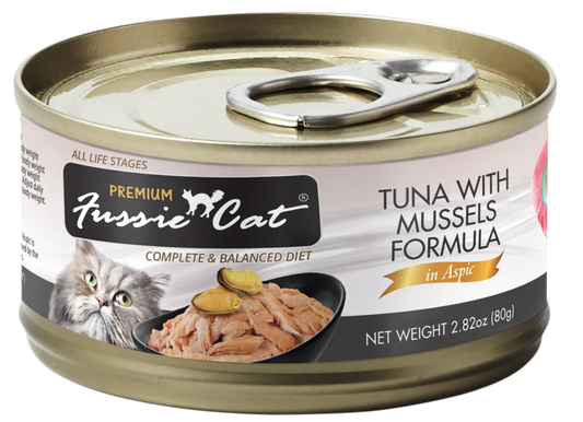 Fussie Cat Premium Tuna With Mussels Formula In Aspic 2 82Oz - main product image