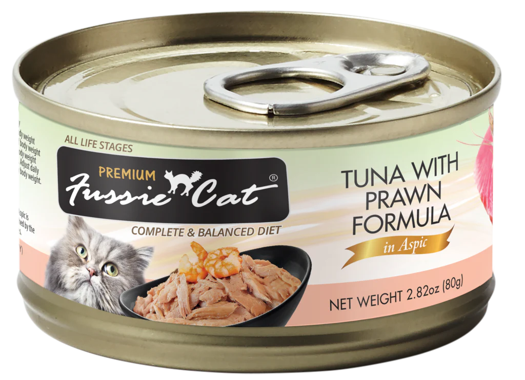 Fussie Cat Premium Tuna With Prawns Formula In Aspic 2 82Oz - main product image