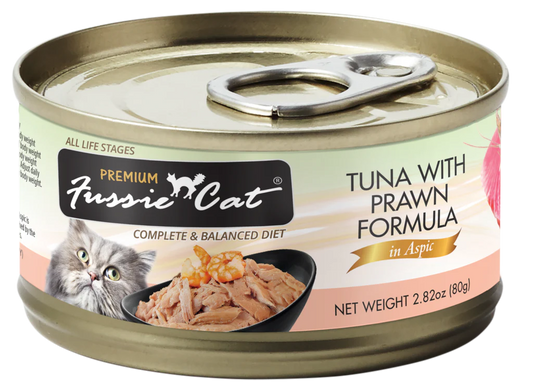 Fussie Cat Premium Tuna With Prawns Formula In Aspic 2 82Oz - main product image