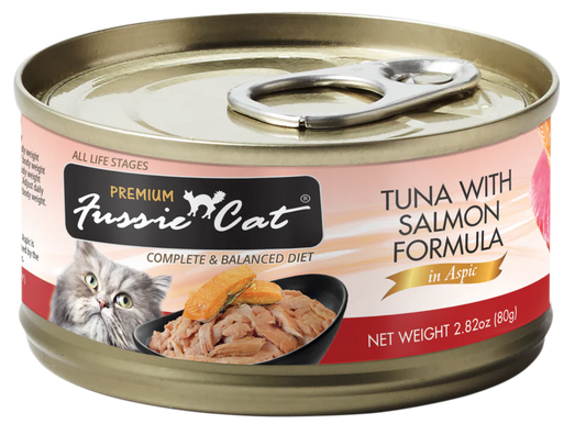 Fussie Cat Premium Tuna With Salmon Formula In Aspic 2 82Oz - main product image