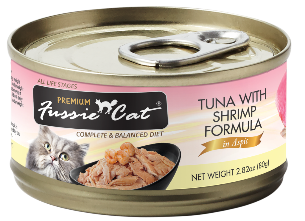 Fussie Cat Premium Tuna With Shrimp Formula In Aspic 2 82Oz - main product image