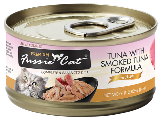 Fussie Cat Premium Tuna With Smoked Tuna Formula In Aspic 2 - main product image