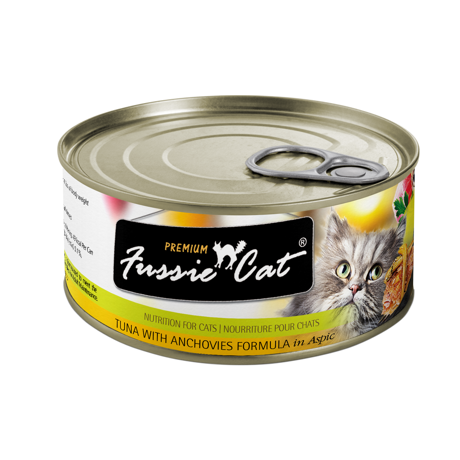 Fussie Cat Premium Tuna With Anchovies Formula In Aspic 2 - detail view