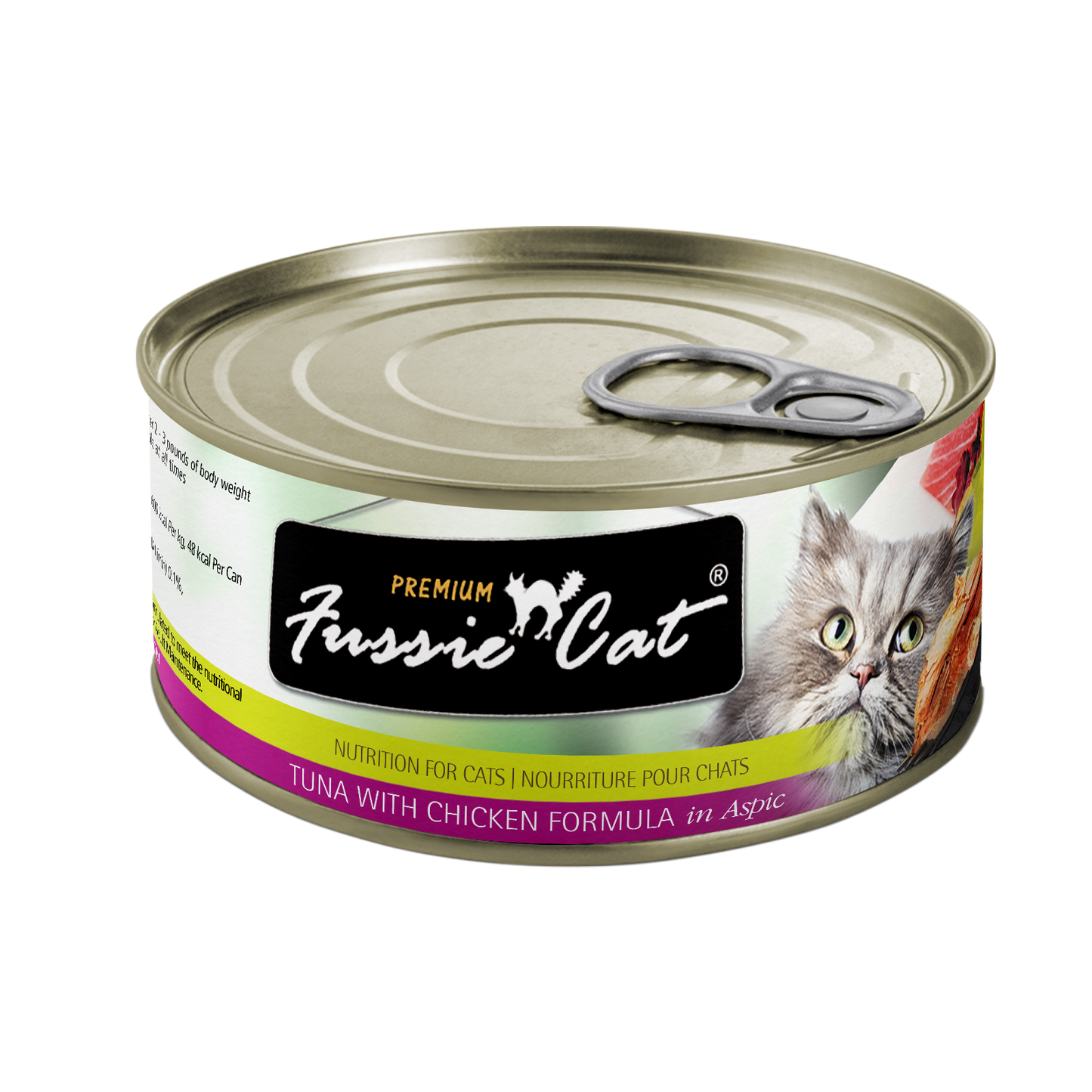 Fussie Cat Premium Tuna With Chicken Formula In Aspic 2 82Oz - detail view