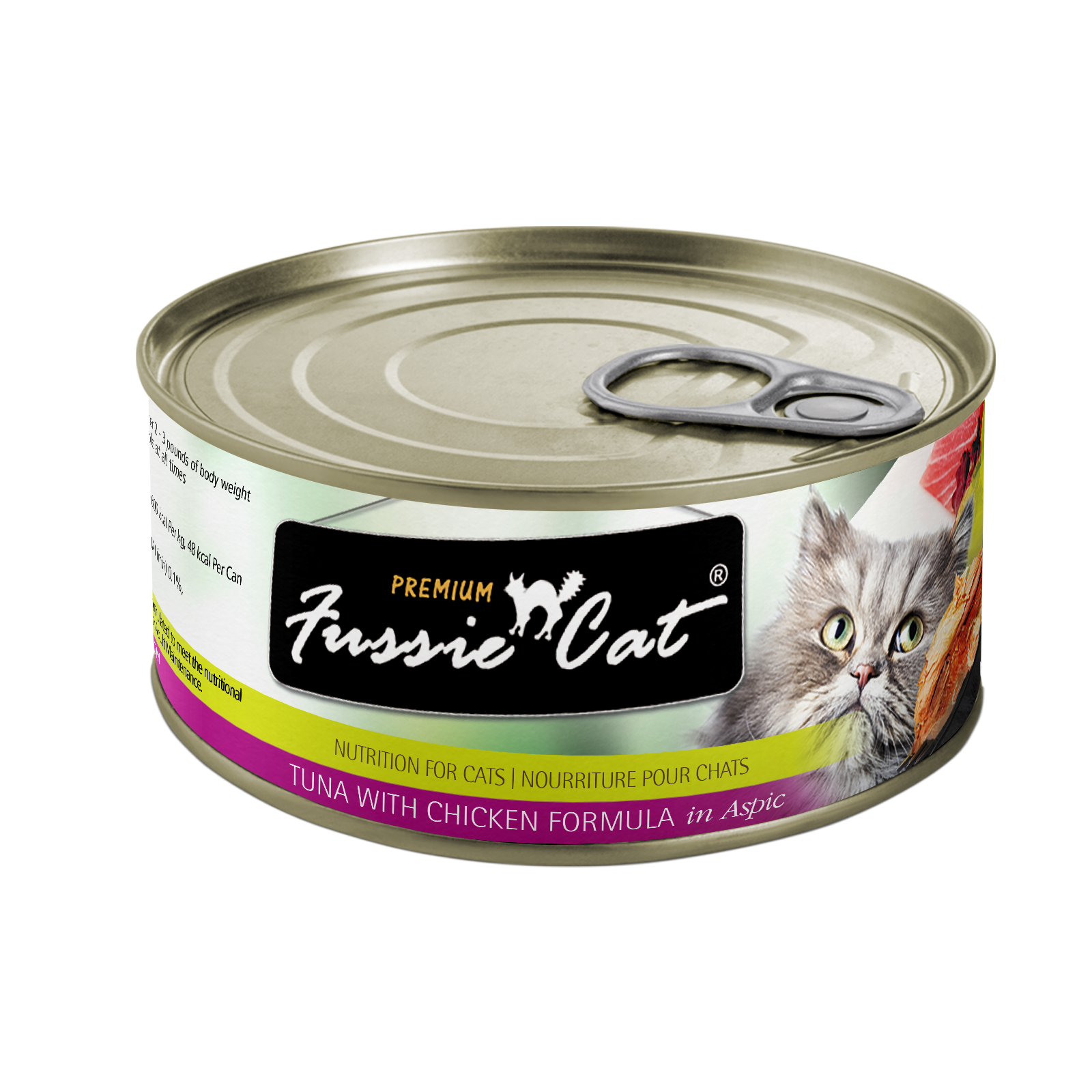 Fussie Cat Premium Tuna With Chicken Formula In Aspic 2 82Oz - detail view