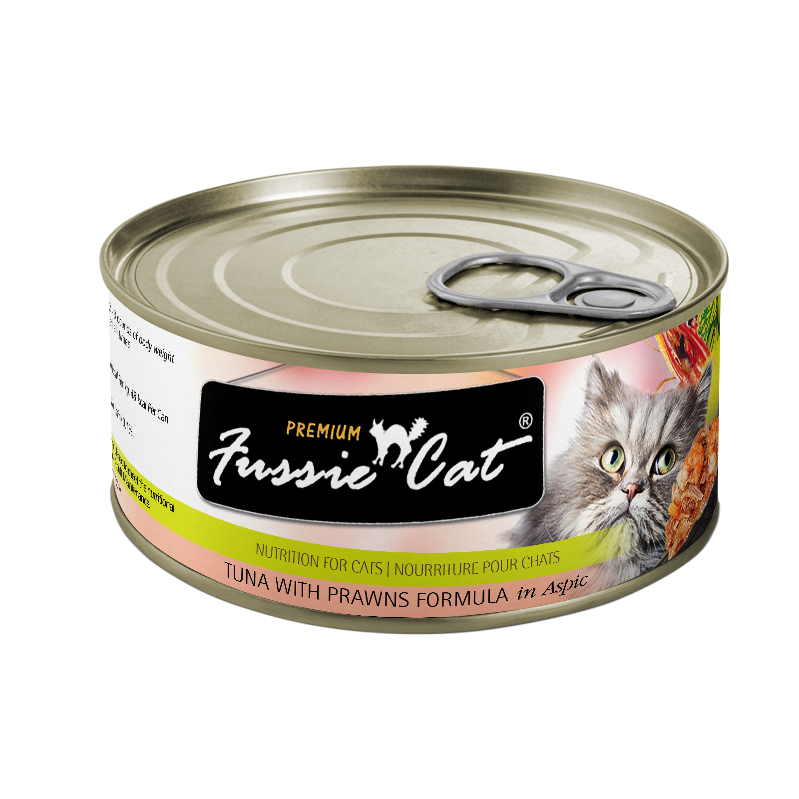 Fussie Cat Premium Tuna With Prawns Formula In Aspic 2 82Oz - detail view