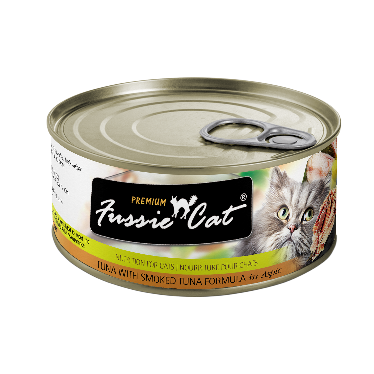 Fussie Cat Premium Tuna With Smoked Tuna Formula In Aspic 2 - detail view