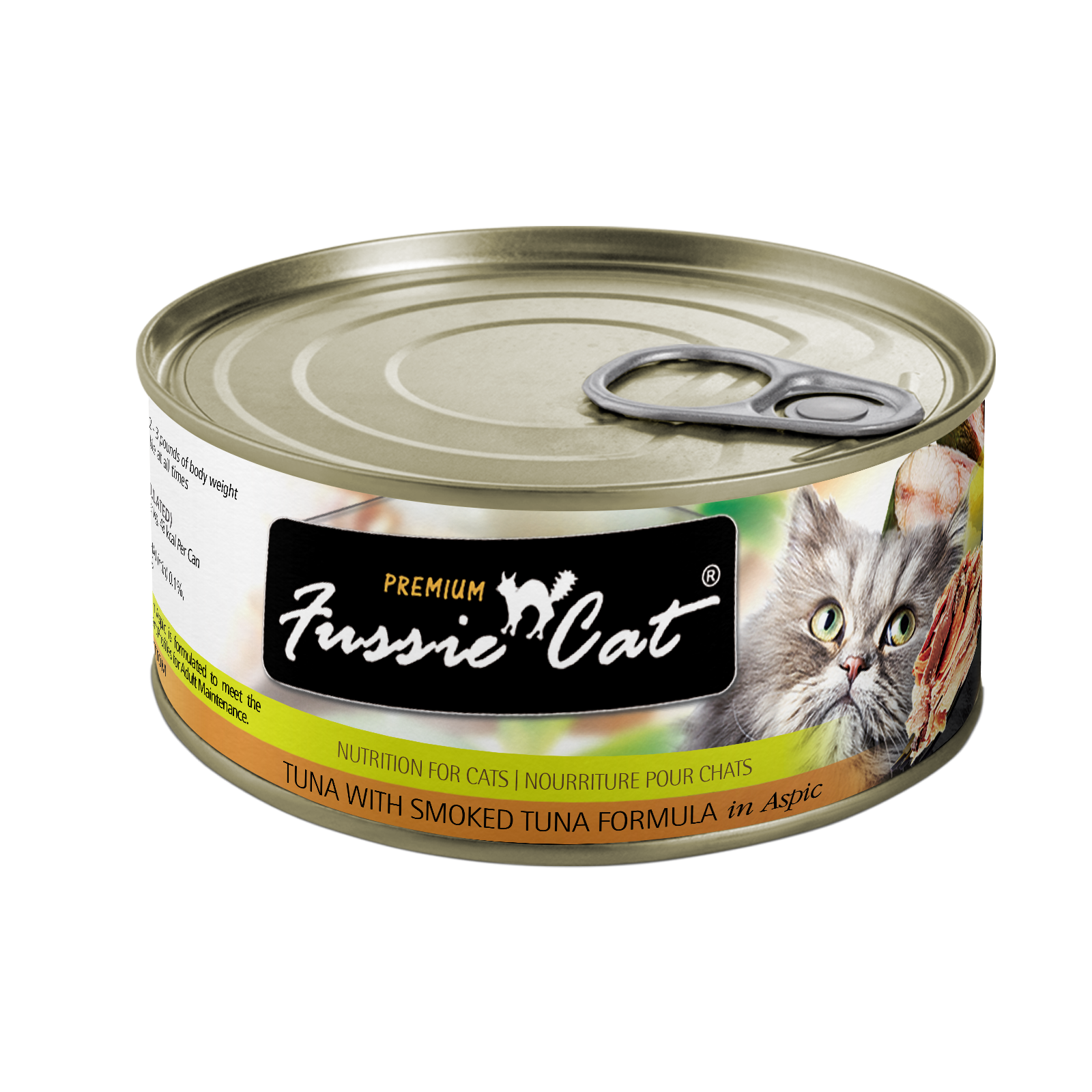 Fussie Cat Premium Tuna With Smoked Tuna Formula In Aspic 2 - detail view