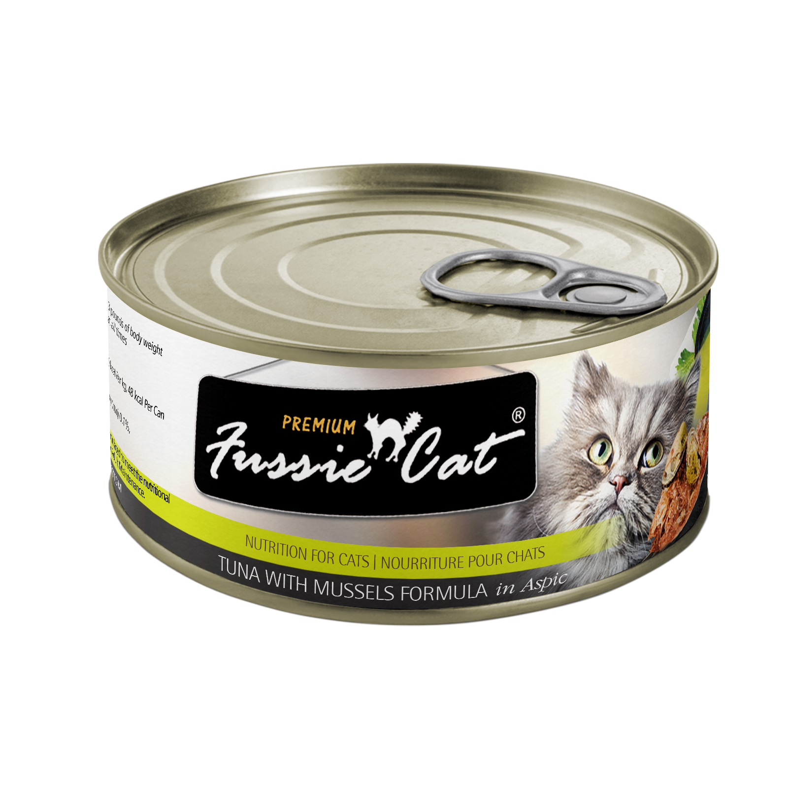 Fussie Cat Premium Tuna With Mussels Formula In Aspic 2 82Oz - detail view