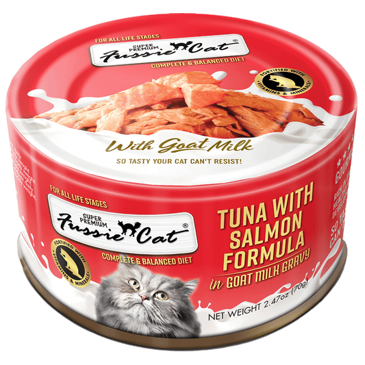 Fussie Cat Tuna With Salmon Formula In Goat Milk Gravy 2 Wet - main product image