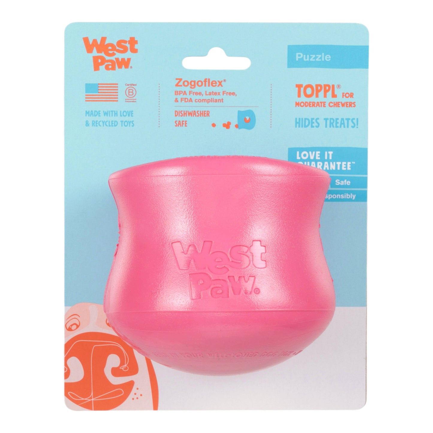 Toppl Geranium Interactive Dog Toy Durable Play Premium - gallery image 6