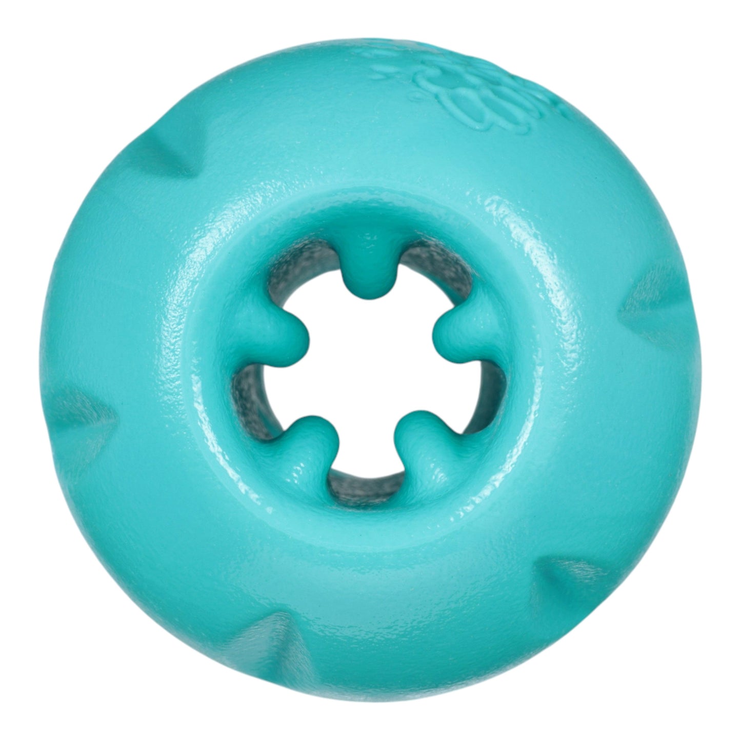 Qwizl Teal Interactive Dog Toy Durable Play Premium - detail view
