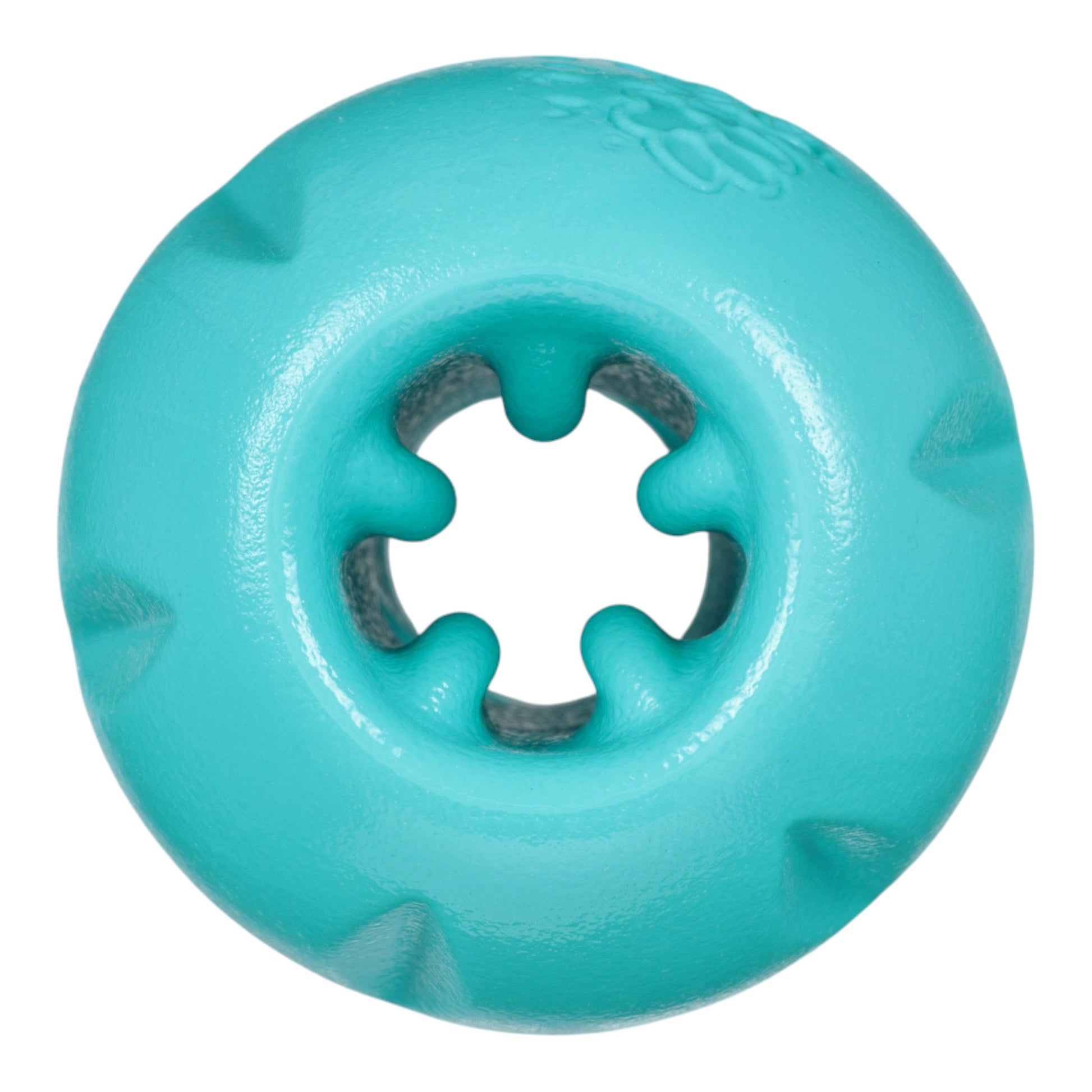 Qwizl Teal Interactive Dog Toy Durable Play Premium - detail view