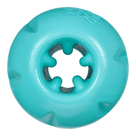 Qwizl Teal Interactive Dog Toy Durable Play Premium - detail view