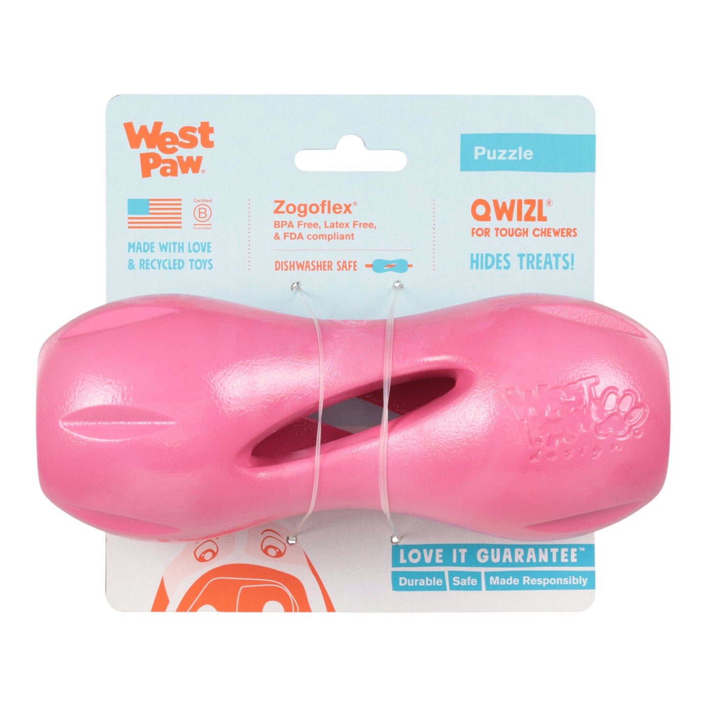 Qwizl Geranium Interactive Dog Toy Durable Play Premium - gallery image 5