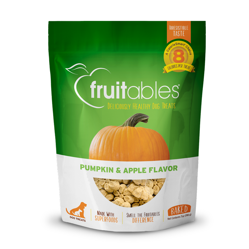 Fruitables Healthy Dog Treats Pumpkin Apple 7Oz Dog Treats - main product image