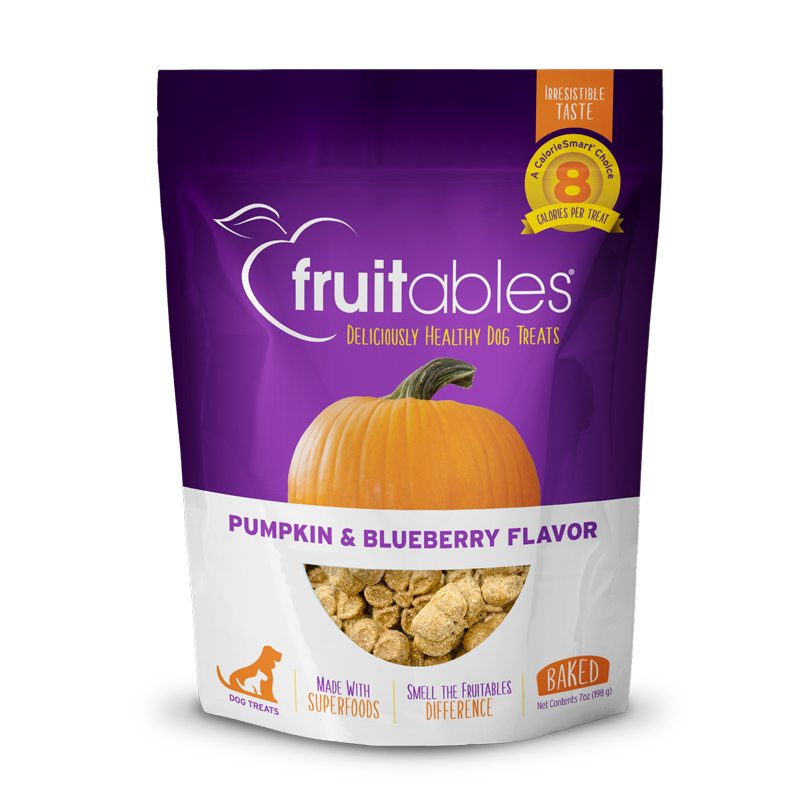 Fruitables Baked Pumpkin Blueberry Dog Treats 7Oz Dog Treats - main product image