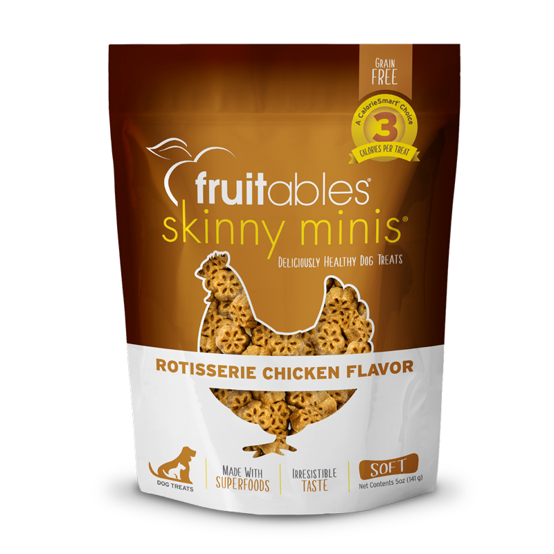 Fruitables Skinny Minis Rotisserie Chicken Dog Treats (5oz) - main product image