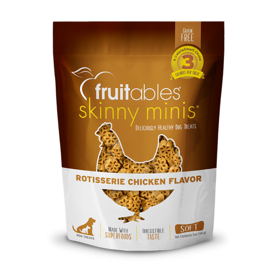 Fruitables Skinny Minis Rotisserie Chicken Dog Treats (5oz) - main product image