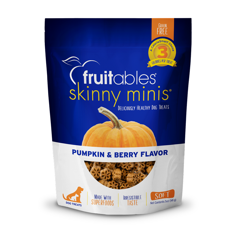 Fruitables Skinny Minis Pumpkin & Berry Dog Treats (5oz) - main product image