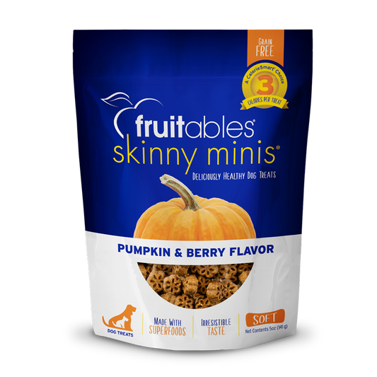 Fruitables Skinny Minis Pumpkin & Berry Dog Treats (5oz) - main product image
