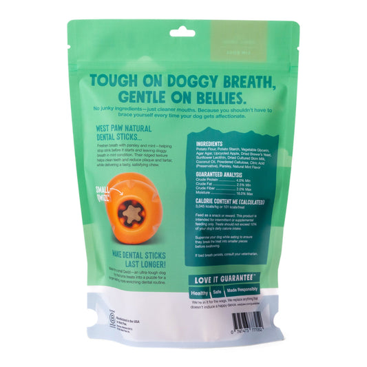 Dog Treats Natural Dental Sticks Small Daily Chews - detail view