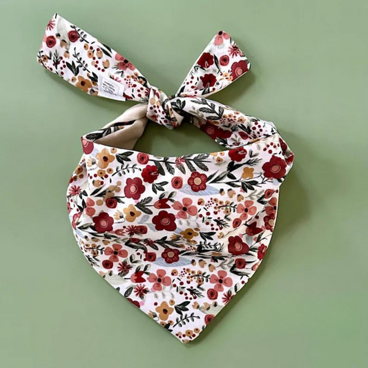 Floral Dog Bandana - main product image
