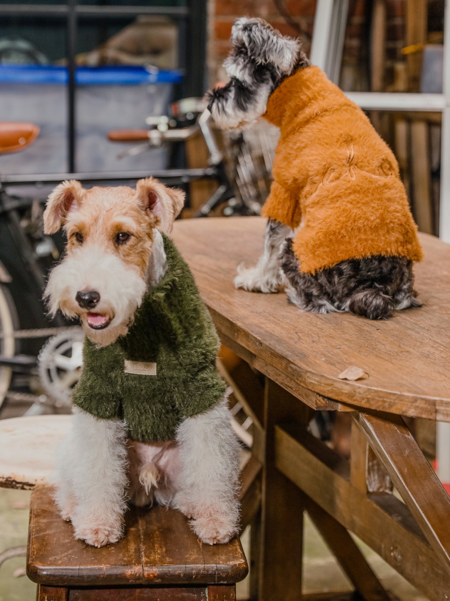 Eskimo Fuzzy Sweater Orange Dog Sweaters Premium Pet Supply - gallery image 14