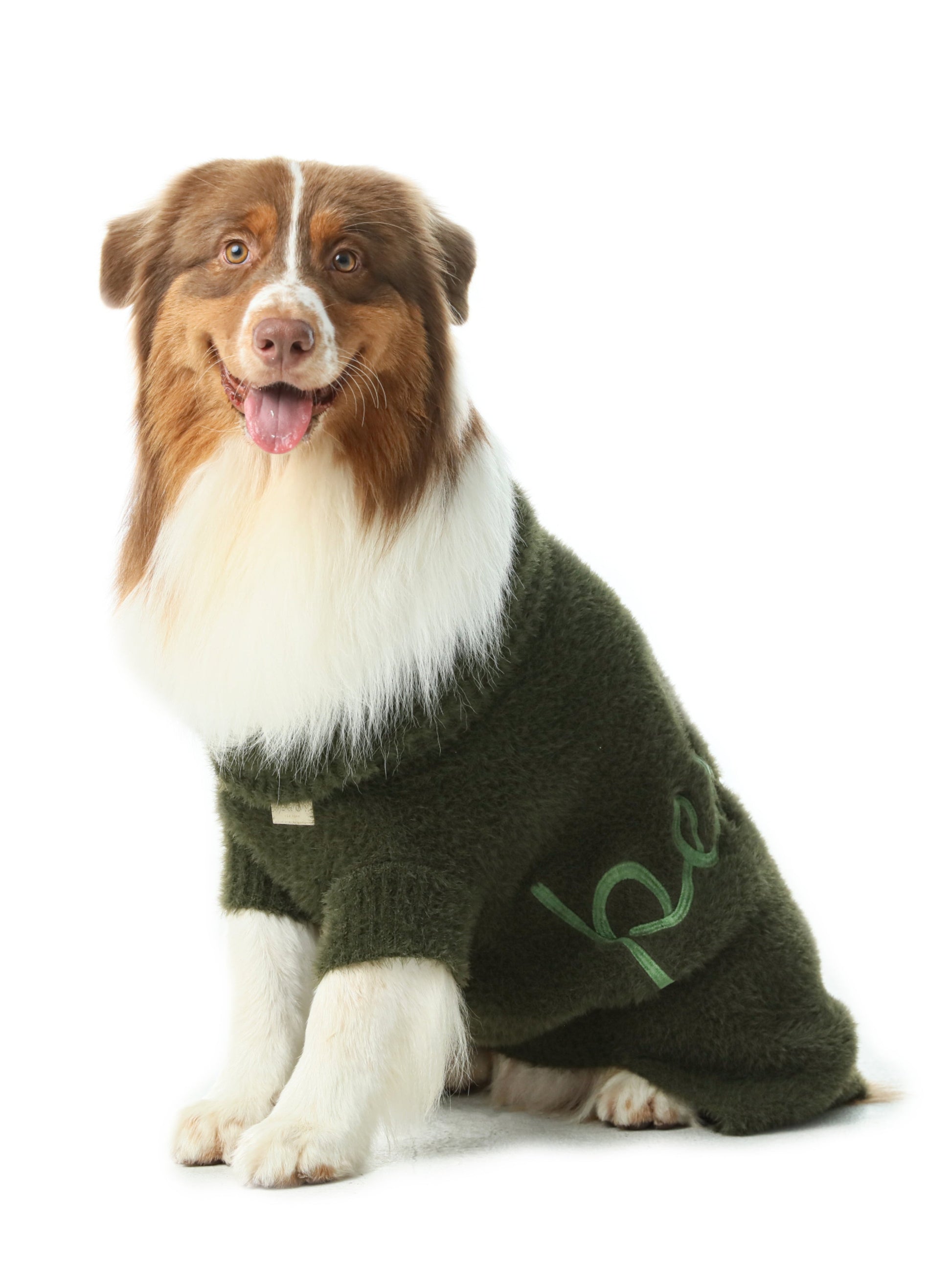 Eskimo Fuzzy Sweater Green Dog Sweaters Premium Pet Supply - gallery image 8